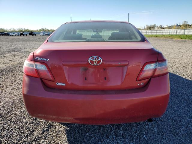 4T1BE46K17U091109 - 2007 TOYOTA CAMRY CE RED photo 6
