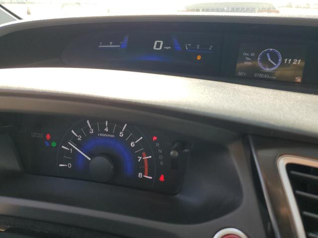 2HGFG3B85EH523822 - 2014 HONDA CIVIC EX BLACK photo 9