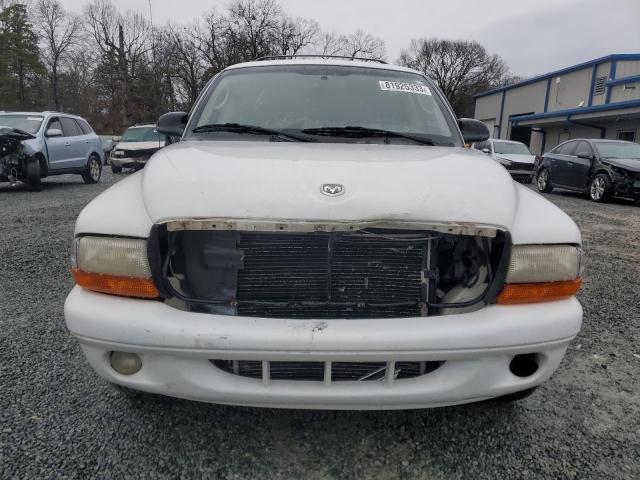 1B4HR28NX1F614148 - 2001 DODGE DURANGO WHITE photo 5