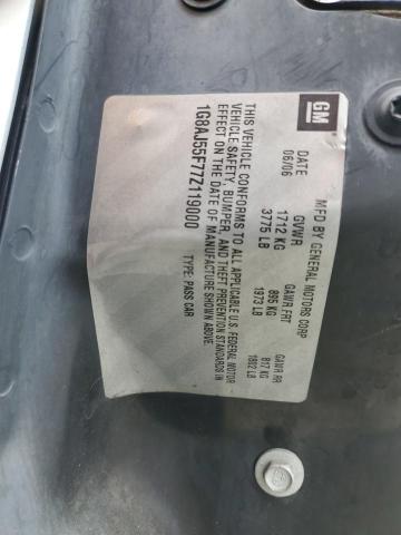 1G8AJ55F77Z119000 - 2007 SATURN ION LEVEL 2 Սպիտակ լուսանկար 13