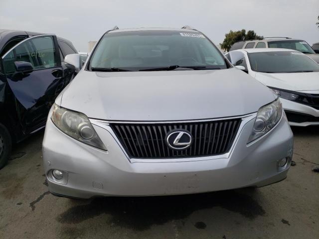 2T2BK1BA9AC049263 - 2010 LEXUS RX 350 SILVER photo 5