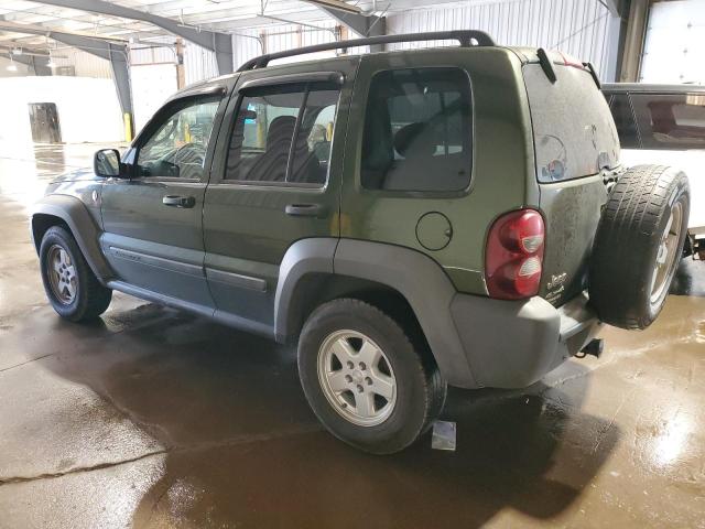 1J4GL48KX7W532795 - 2007 JEEP LIBERTY SPORT მწვანე ფოტო 2