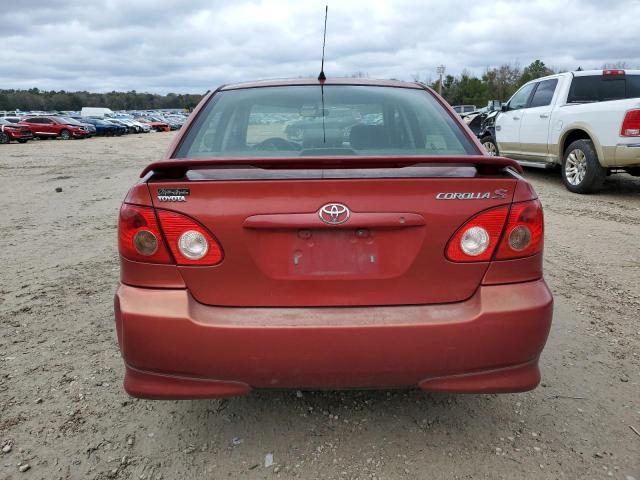 2T1BR32EX7C774197 - 2007 TOYOTA COROLLA CE RED photo 6