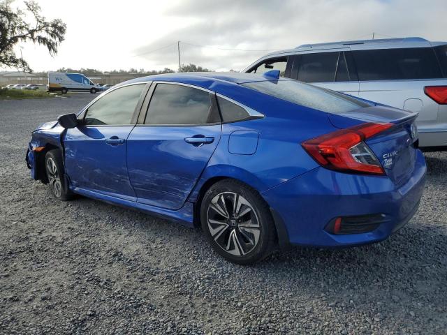 19XFC1E38JE001593 - 2018 HONDA CIVIC EX Көк фото 2
