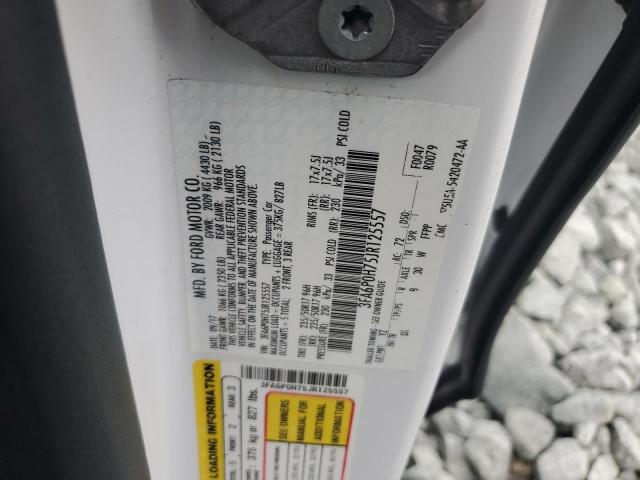 3FA6P0H75JR125557 - 2018 FORD FUSION SE თეთრი ფოტო 12