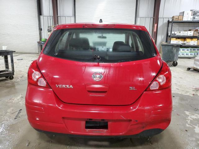 3N1BC13E88L416831 - 2008 NISSAN VERSA S RED photo 6