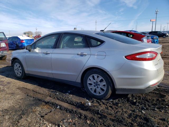 3FA6P0G79ER259219 - 2014 FORD FUSION S SILVER photo 2