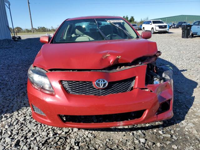 2T1BU40E49C149899 - 2009 TOYOTA COROLLA BASE RED photo 5