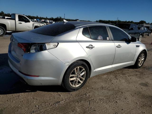 KNAGM4A78B5166484 - 2011 KIA OPTIMA LX SILVER photo 3