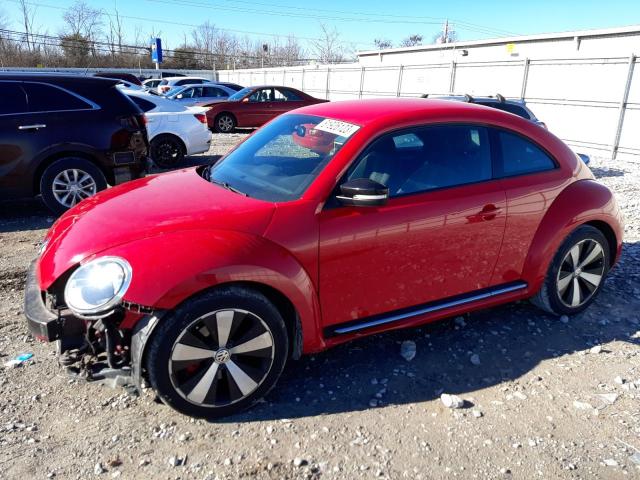 3VWVA7ATXDM621007 - 2013 VOLKSWAGEN BEETLE TURBO RED photo 1