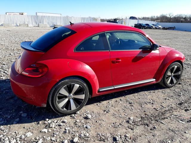 3VWVA7ATXDM621007 - 2013 VOLKSWAGEN BEETLE TURBO RED photo 3