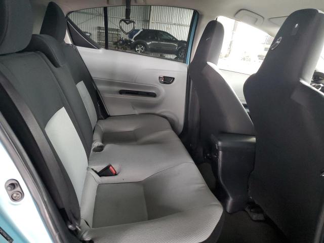 JTDKDTB36D1041447 - 2013 TOYOTA PRIUS C Turkusowy zdjęcie 10