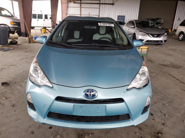 JTDKDTB36D1041447 - 2013 TOYOTA PRIUS C Turkusowy zdjęcie 5