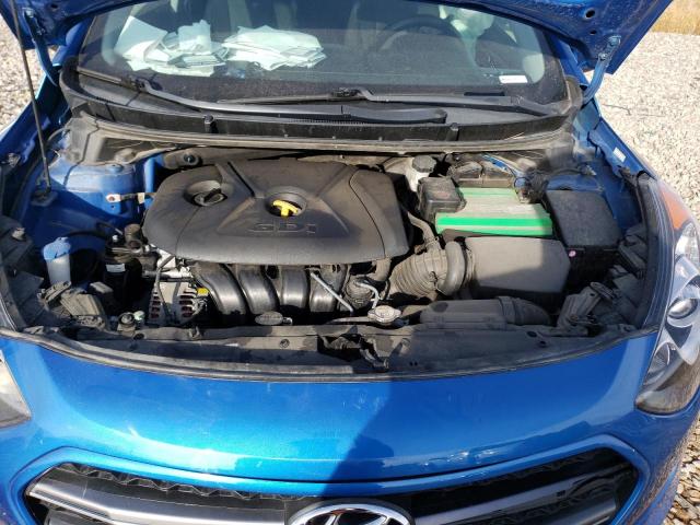 KMHD35LH3HU361715 - 2017 HYUNDAI ELANTRA GT BLUE photo 11