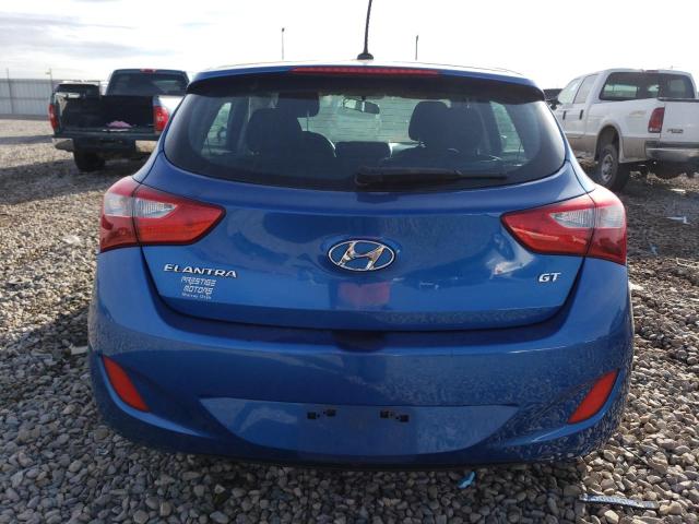 KMHD35LH3HU361715 - 2017 HYUNDAI ELANTRA GT BLUE photo 6