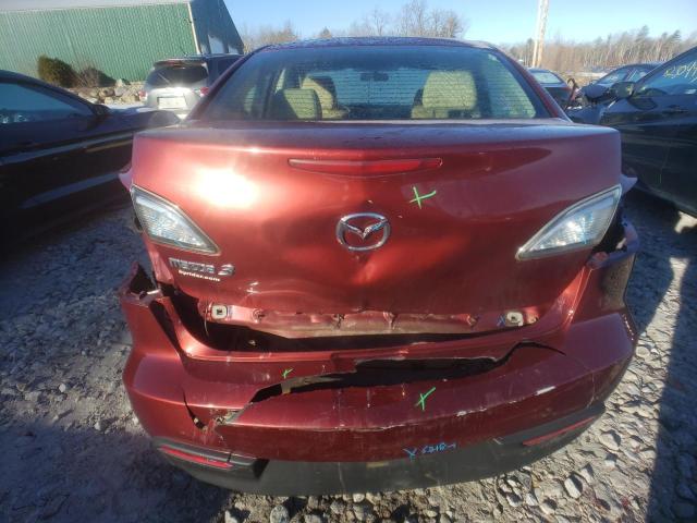 JM1BL1SG2A1288566 - 2010 MAZDA 3 I BURGUNDY photo 6