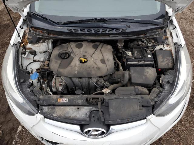 5NPDH4AE4GH718711 - 2016 HYUNDAI ELANTRA SE WHITE photo 11