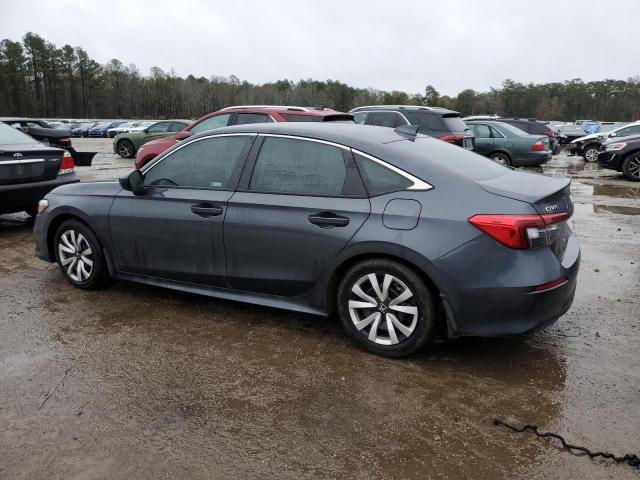 2HGFE2F24NH589901 - 2022 HONDA CIVIC LX GRAY photo 2