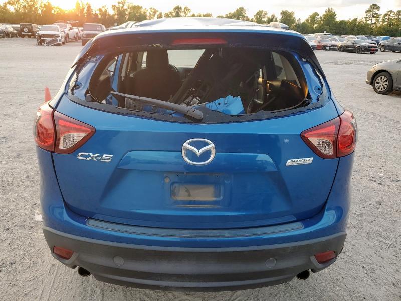 JM3KE2CY5E0384766 - 2014 MAZDA CX-5 TOURING BLUE photo 6