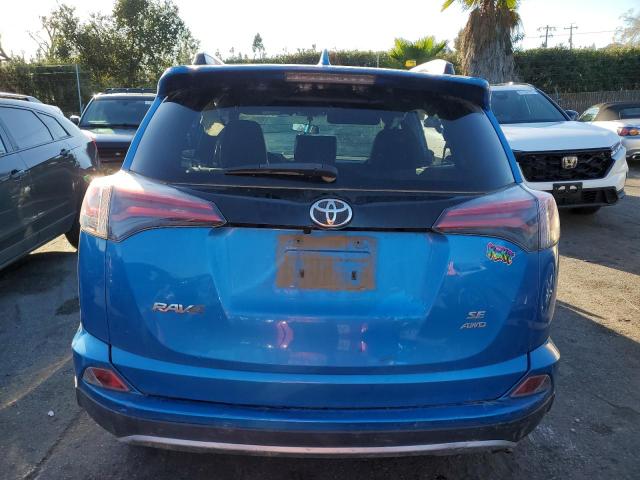 JTMJFREV7GD184786 - 2016 TOYOTA RAV4 SE BLUE photo 6