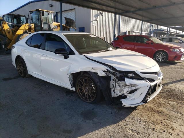 4T1G11AK4PU144456 - 2023 TOYOTA CAMRY SE NIGHT SHADE WHITE photo 4