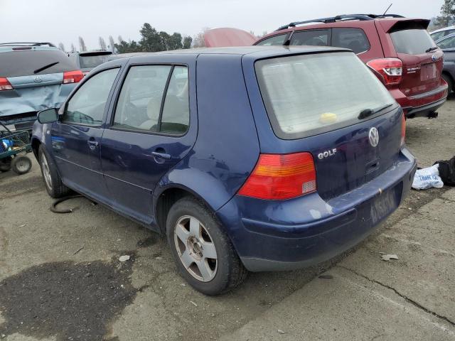 9BWGT21J214003300 - 2001 VOLKSWAGEN GOLF GLS BLUE photo 2