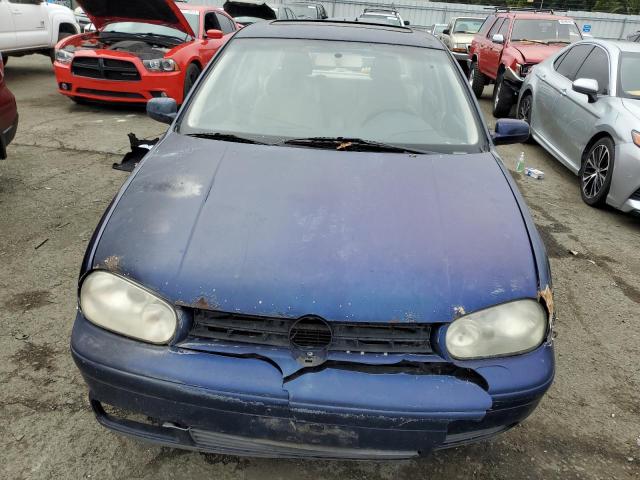 9BWGT21J214003300 - 2001 VOLKSWAGEN GOLF GLS BLUE photo 5