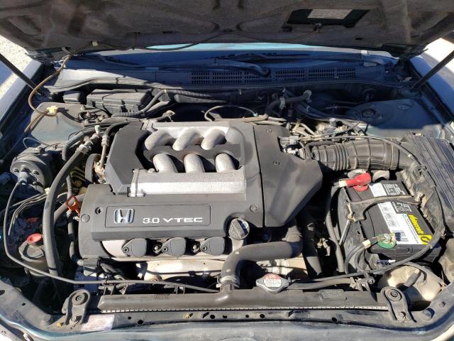 1HGCG2254YA014620 - 2000 HONDA ACCORD EX GREEN photo 11