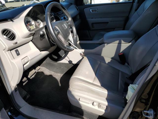 5FNYF4H50CB042957 - 2012 HONDA PILOT EXL შავი ფოტო 7