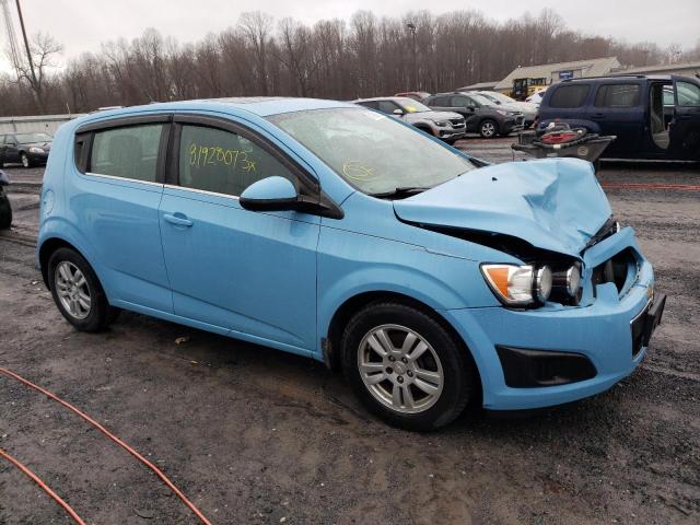 1G1JD6SB0E4166408 - 2014 CHEVROLET SONIC LT BLUE photo 4