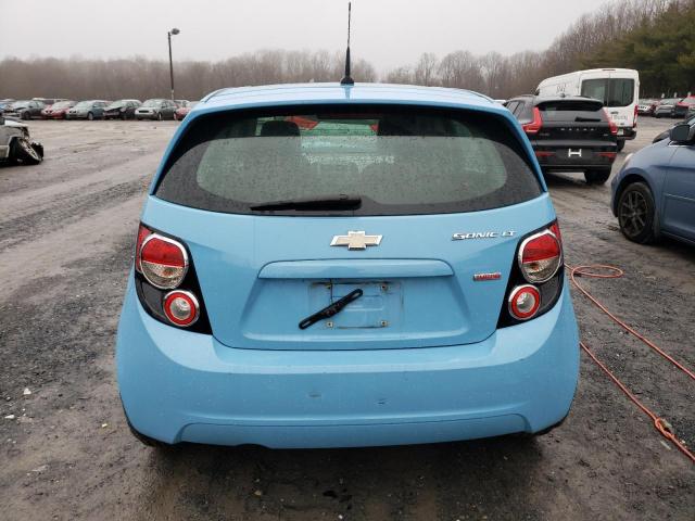 1G1JD6SB0E4166408 - 2014 CHEVROLET SONIC LT BLUE photo 6