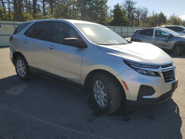 3GNAXSEVXNS171796 - 2022 CHEVROLET EQUINOX LS SILVER photo 4