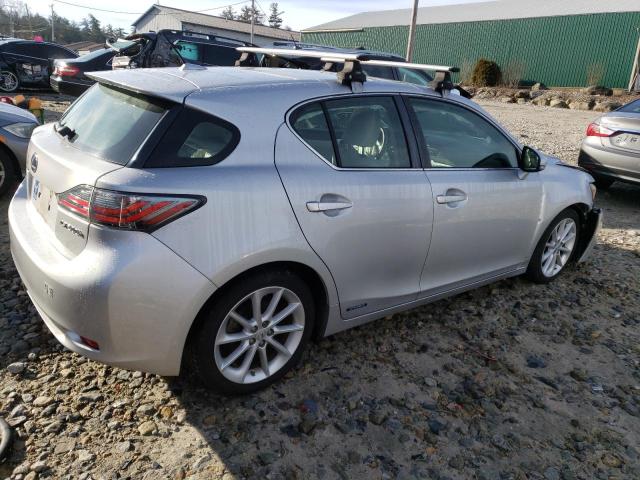 JTHKD5BH2C2105840 - 2012 LEXUS CT 200 SILVER photo 3