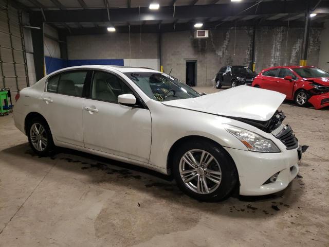 JN1CV6AR9DM770343 - 2013 INFINITI G37 WHITE photo 4