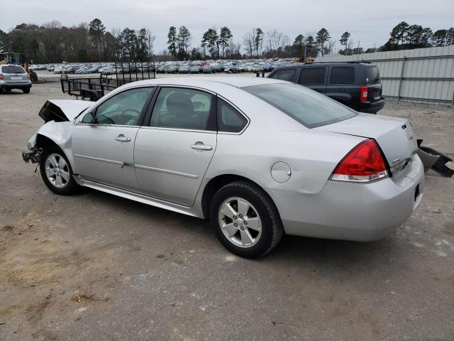 2G1WG5EK5B1117828 - 2011 CHEVROLET IMPALA LT SILVER photo 2