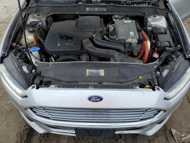 3FA6P0LU7DR174969 - 2013 FORD FUSION SE HYBRID SILVER photo 11