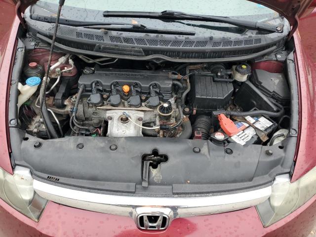 1HGFA16518L039577 - 2008 HONDA CIVIC LX 勃艮第红 照片 11