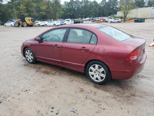 1HGFA16518L039577 - 2008 HONDA CIVIC LX 勃艮第红 照片 2