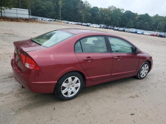 1HGFA16518L039577 - 2008 HONDA CIVIC LX 勃艮第红 照片 3