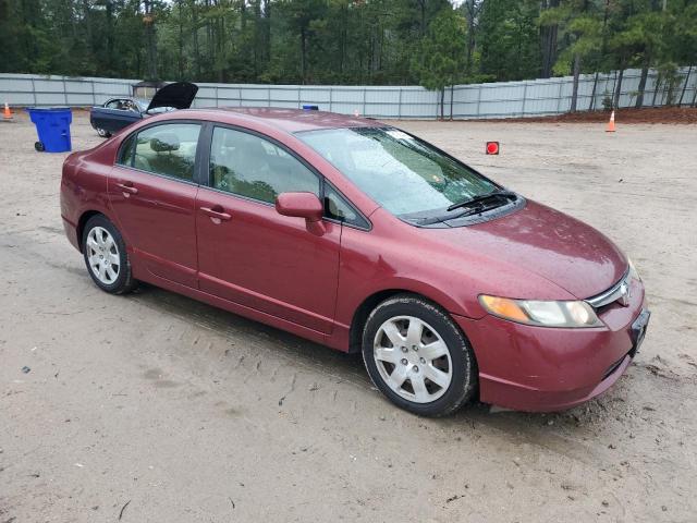 1HGFA16518L039577 - 2008 HONDA CIVIC LX 勃艮第红 照片 4