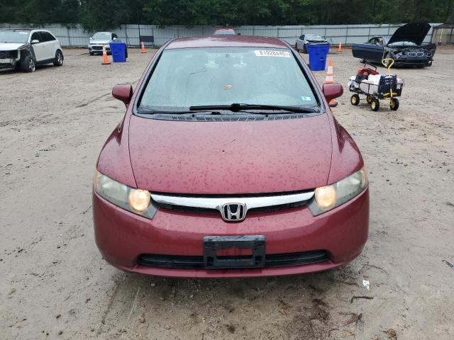 1HGFA16518L039577 - 2008 HONDA CIVIC LX 勃艮第红 照片 5