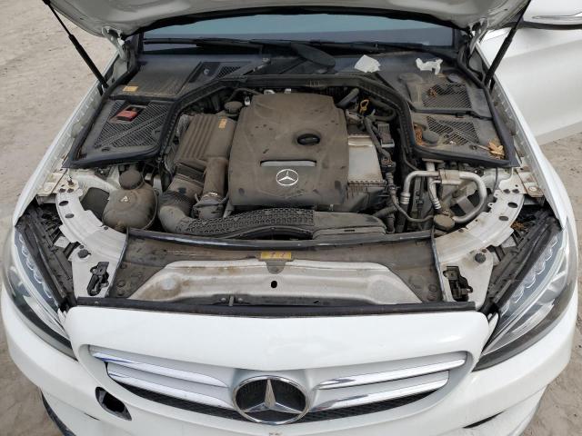 55SWF4JB0FU051846 - 2015 MERCEDES-BENZ C 300 WHITE photo 11