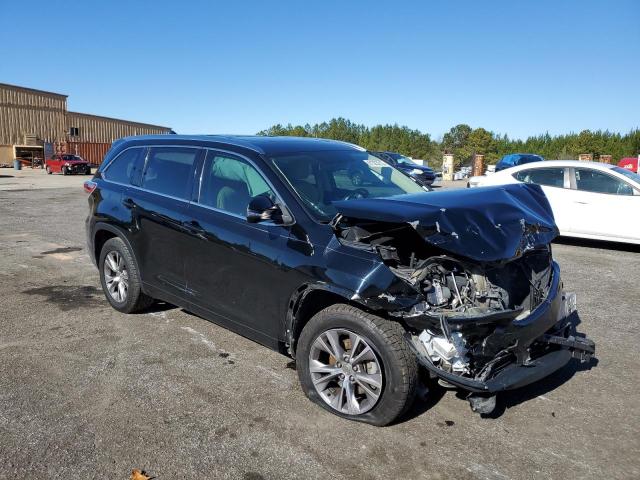 5TDKKRFH6ES013425 - 2014 TOYOTA HIGHLANDER XLE შავი ფოტო 4