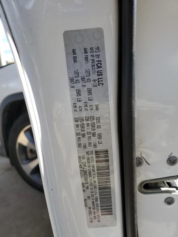 1C4PJLDBXKD266470 - 2019 JEEP CHEROKEE LIMITED თეთრი ფოტო 12