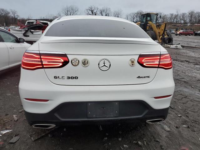 WDC0J4KB8JF355820 - 2018 MERCEDES-BENZ GLC COUPE 300 4MATIC WHITE photo 6