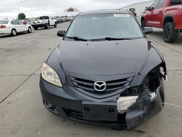 JM1BK343541211042 - 2004 MAZDA 3 HATCHBACK BLACK photo 5