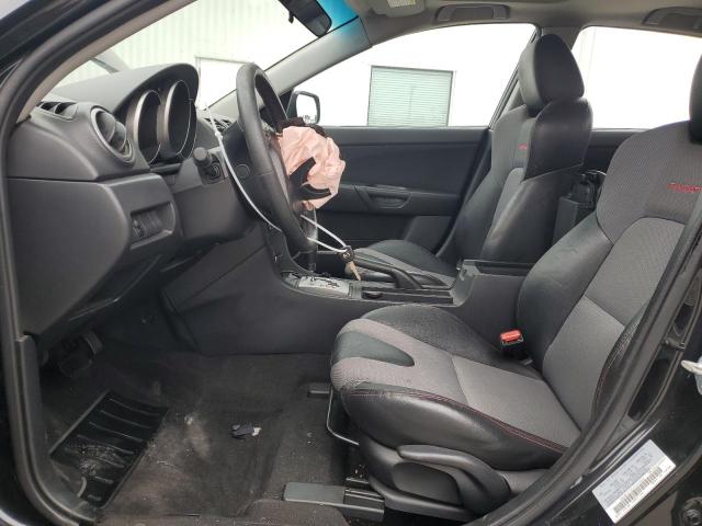 JM1BK343541211042 - 2004 MAZDA 3 HATCHBACK BLACK photo 7