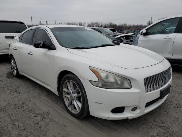 1N4AA51E49C803887 - 2009 NISSAN MAXIMA S WHITE photo 4