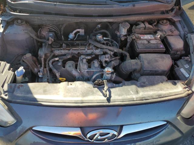 KMHCT4AE7CU178017 - 2012 HYUNDAI ACCENT GLS ნაცრისფერი ფოტო 11