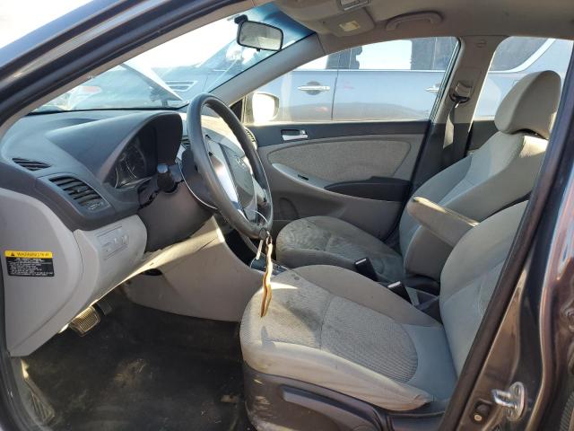 KMHCT4AE7CU178017 - 2012 HYUNDAI ACCENT GLS ნაცრისფერი ფოტო 7